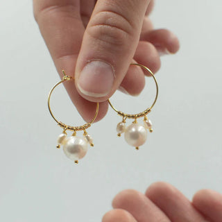 Smykish Freshwater Pearl Hoop