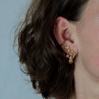 Smykish Joy Hoop Ørering - Clear