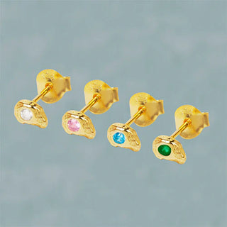 Smykish Sparkling Pin Ørering - Blå