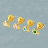 Smykish Sparkling Pin Ørering - Clear