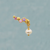 Smykish Crystal Wing Ørering - Lyserød/Lilla
