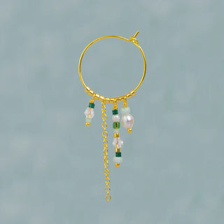 Smykish Funky Hoop Ørering - Grøn