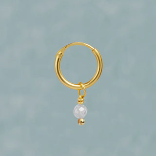 Smykish Second Hoop Ørering - Perle