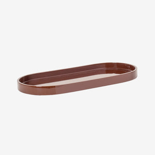 Oi Soi Oi Lakbakke Oval S 38x18 - Chocolate