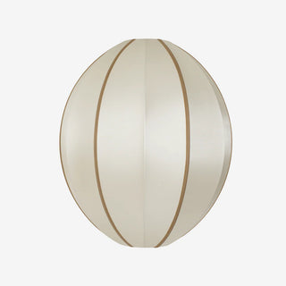 Oi Soi Oi Lampeskærm Indochina Oval B  - Off White & Amber