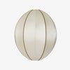Oi Soi Oi Lampeskærm Indochina Oval B  - Off White & Amber