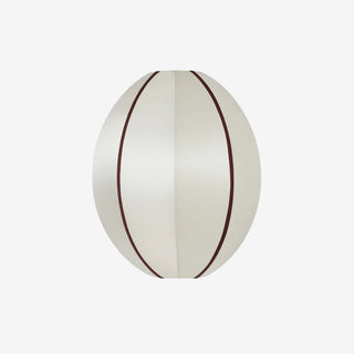 Oi Soi Oi Lampeskærm Indochina Oval S  - Off White & Bordeaux