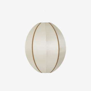 Oi Soi Oi Lampeskærm Indochina Oval S  - Off White & Amber
