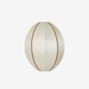 Oi Soi Oi Lampeskærm Indochina Oval S  - Off White & Amber