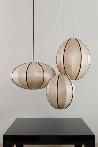 Oi Soi Oi Lampeskærm Indochina Oval B  - Classic Black