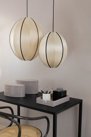 Oi Soi Oi Lampeskærm Indochina Oval B  - Classic Black