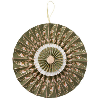 Bungalow Papir Rosette - Calla Ø30cm Olive