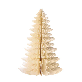 Bungalow Papir Juletræ - Wispwood H18cm Shell