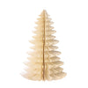 Bungalow Papir Juletræ - Wispwood H18cm Shell