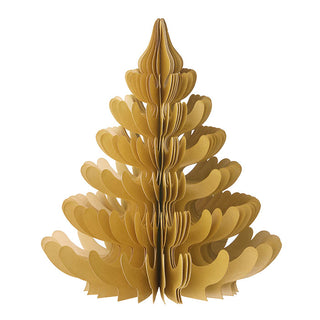 Bungalow Papir Juletræ - Andina H22cm Pecan