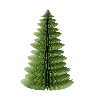 Bungalow Papir Juletræ - Wispwood H26cm Forest