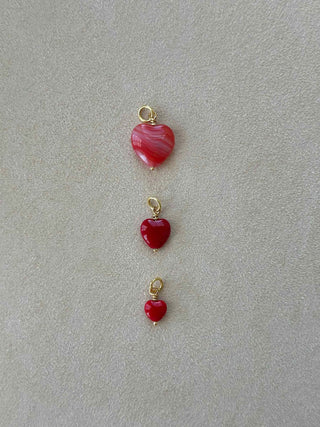 Pico French Heart Vedhæng Grande - Flere Farver