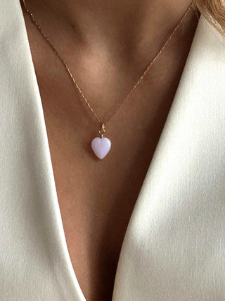 Pico French Heart Vedhæng Grande - Flere Farver