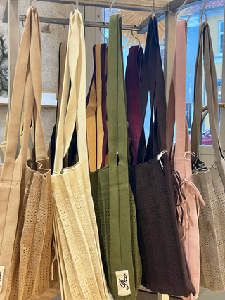 Pico Rosalia Stor Taske - Taupe