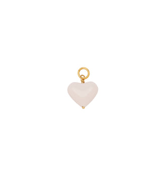 Pico Charm Amore Heart Vedhæng Grande - Ivory