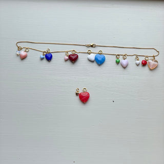 Pico French Heart Vedhæng Grande - Flere Farver