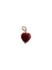 Pico Charm French Heart Vedhæng - Wine