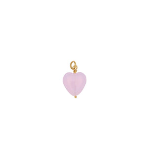 Pico Charm French Heart Vedhæng Grande - Soft Rose