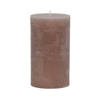 Bloklys Rustic Gråbrun - 25x10 cm