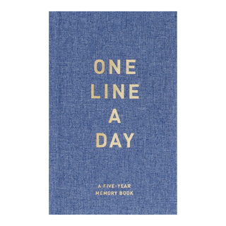 One Line a Day Bog - Denim