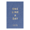 One Line a Day Bog - Denim
