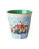 Rice Melamin Medium Kop - Lys Blå Snoopy Print