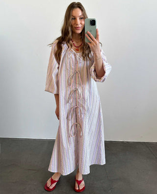 Sissel Edelbo - Stinne Multi Stripes Kjole