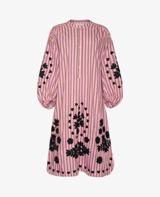 Sissel Edelbo - Rikke Kjole Pink Stripes