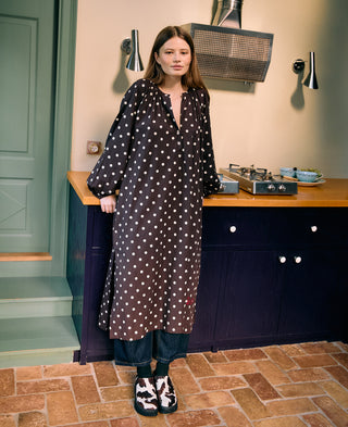Sissel Edelbo Lara Kjole - Brown Dot