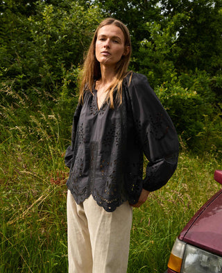 Sissel Edelbo Mila Top - Almost Black