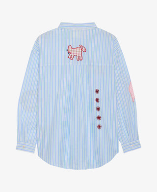 Sissel Edelbo Pil Skjorte - Green Stripes