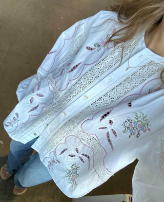 Sissel Edelbo Sada Skjorte - White Pastel