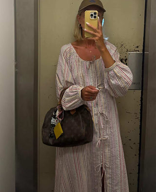 Sissel Edelbo - Stinne Multi Stripes Kjole