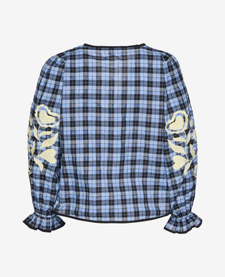 Sissel Edelbo - Fran Blue Checks Top