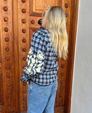 Sissel Edelbo - Fran Blue Checks Top