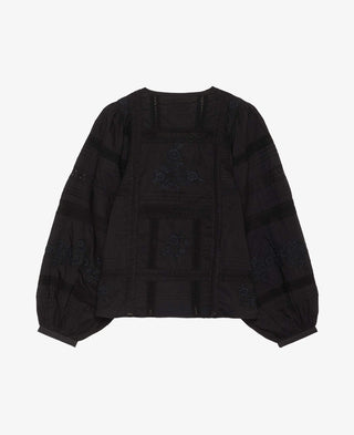 PRE-ORDER Sissel Edelbo Mabel Skjorte - Almost Black