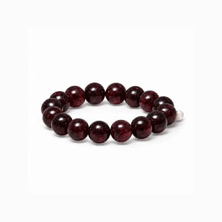Soi Krystal Armbånd Chunky - Granat