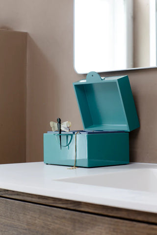 Oi Soi Oi Lak Smykkeskrin B - Mellem - Dark turquoise