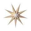 Bungalow Papir Stjerne - Moonlight Guld Ø80