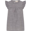 Frau Stockholm Bomuld Top - Coffee Quartz Stripe