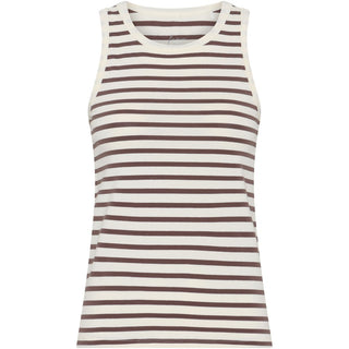 Frau San Diego Tank Top - Coffee Quartz Stripe
