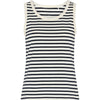Frau San Diego Tank Top - Dark Navy Stripe