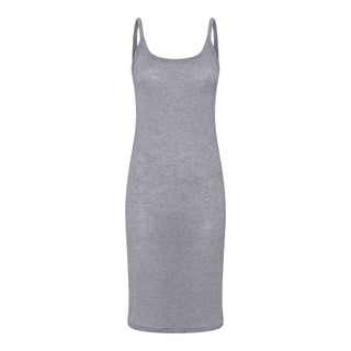 Frau Linz Cashmere Kjole - Medium Grey Melange