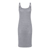 Frau Linz Cashmere Kjole - Medium Grey Melange