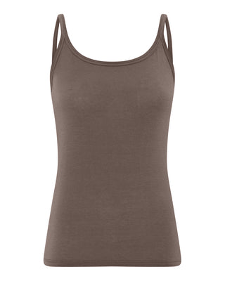 Frau Linz Cashmere Top - Coffee Quartz
